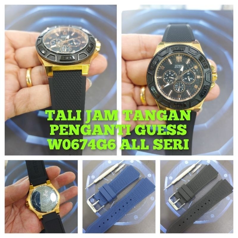 สายนาฬิกาข้อมือยาง แบบเปลี่ยน สําหรับ Guess W06740G All Series