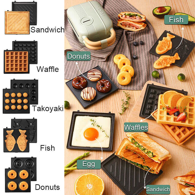 hine Mini Sand Breakfast Maker Multi Cookers Toasters Electric Ovens Hot Plates Bread Pancake Waffl