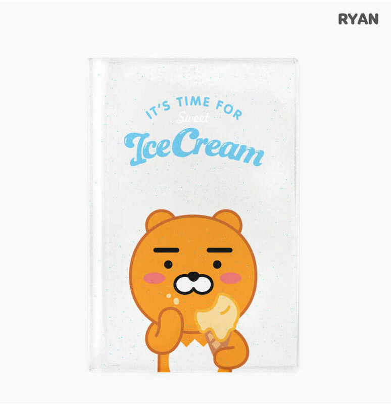 Beach Kakao Summer Friends Ice Cream Transparent Passport Case