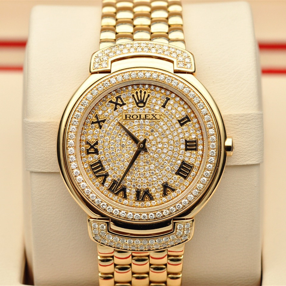 After Quartz Diamond Rolex Gypsophila Cellini Series นาฬิกาผู ้ หญิง Rolex