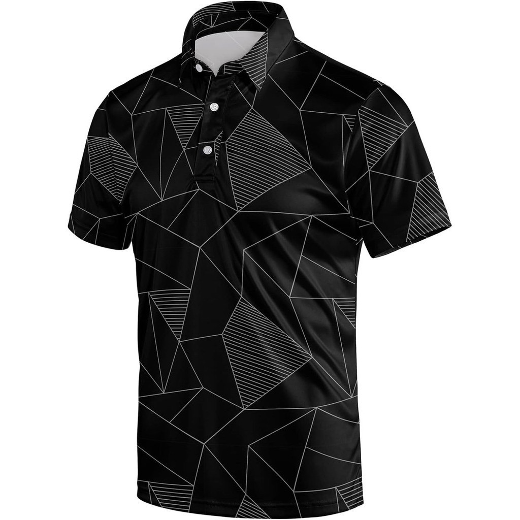 เสื้อผ้าผู้ชาย Golf เสื้อยืดแขนสั้นเสื้อโปโล Quick-Drying Boutique เสื้อผ้าผู้ชายเสื้อยืดแขนสั้นผู้ชายล้าง T Golf Jersey เทนนิส