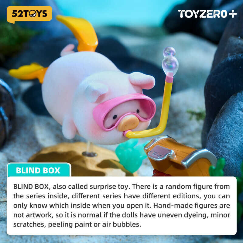 on June 【Available 25th 8:30】52TOYS LULU THE PIGGY Dreamy Blue Ocean Series Blind Box Figure Toy