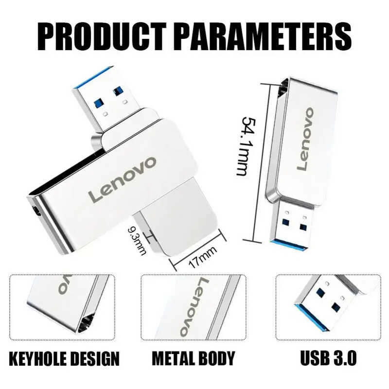Pen Drive Lenovo 64TB 16TB USB 3.0 Pendrive 2TB 4TB Memory Stick 1TB U. Flash Disk For Laptops PC T 