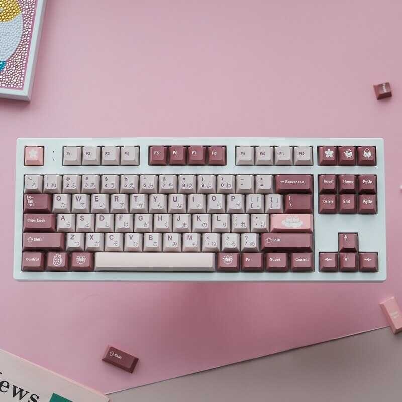 120 ❀ Keys Daifuku Keycaps PBT Cherry Profile Dye Sublimation Mechanical Keyboard G Keycap For MX S