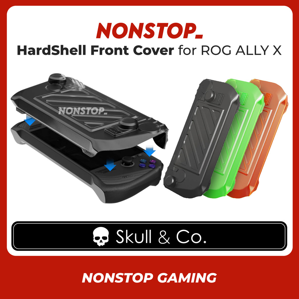 ฝาครอบด้านหน้า Skull & Co HardShell สําหรับ ROG ALLY X (เข้ากันได้กับ ROG ALLY X GripCase เท่านั้น)