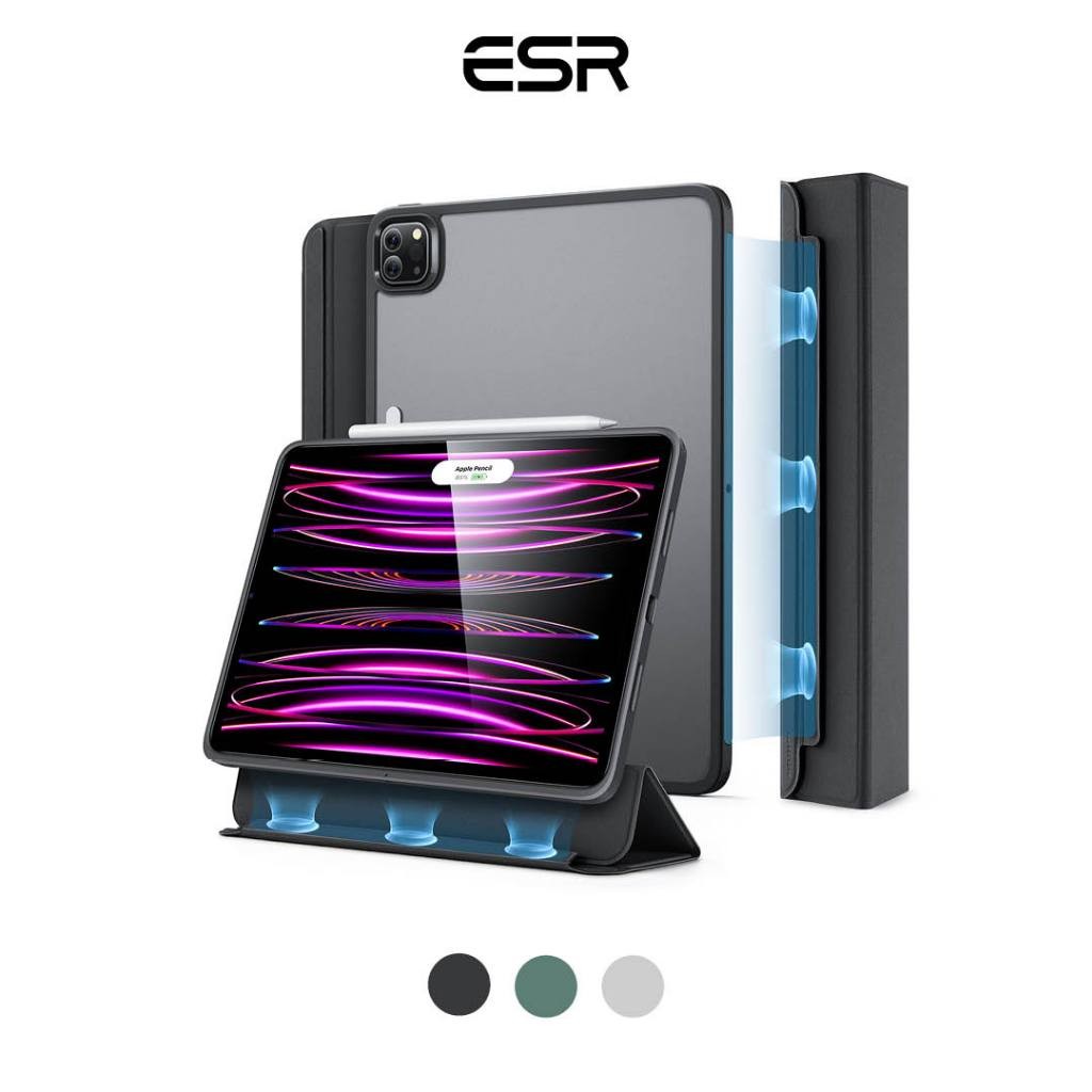 ในสต็อก ESR Ascend Hybrid Case สําหรับ iPad Pro พร้อมที่วางปากกา