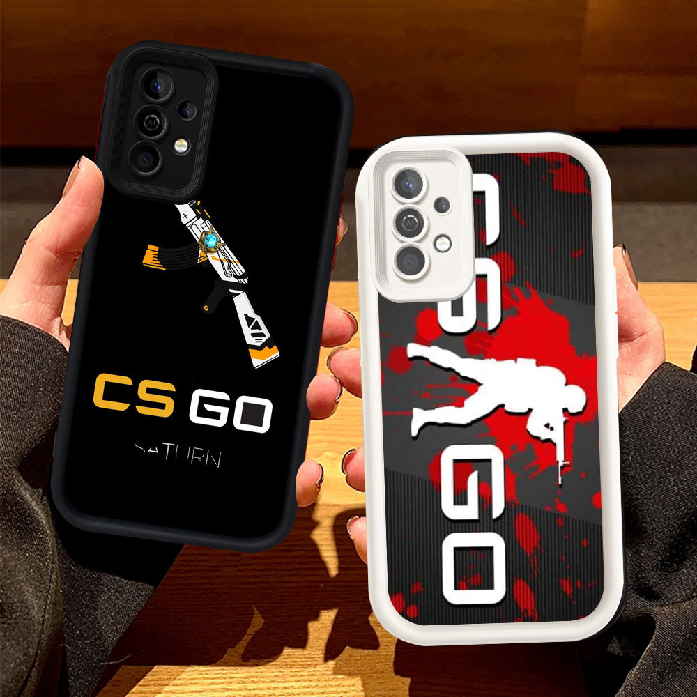 สําหรับ Samsung Galaxy A52 A73 A53 A52S 5G S25 Ultra A36 A56 A26 เคสซิลิโคน H-6 Counter Strike CS GO