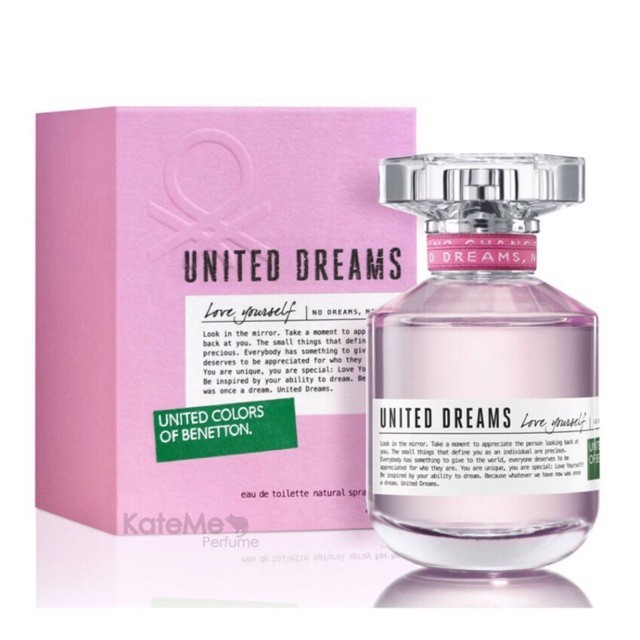 ♞Benetton United Dreams Love Yourself EDT 80 ml.