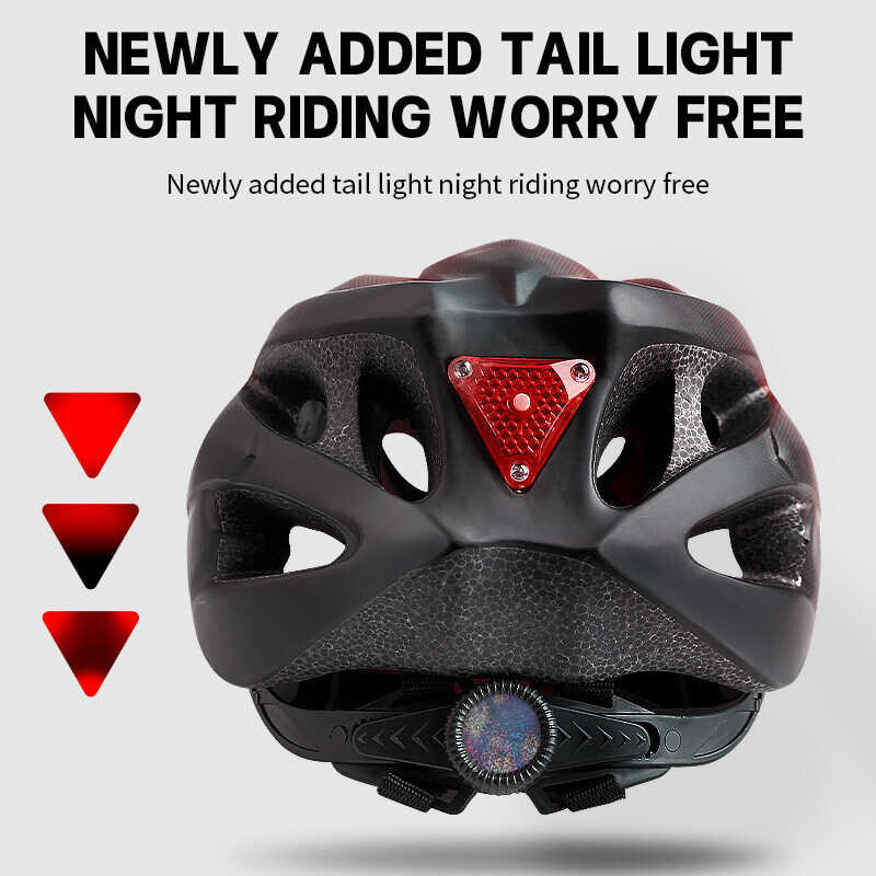❤ X-Tiger Cycling Night Safety Helmets With Warning Light Bike Helmet USB Rechargeable Light Bicy