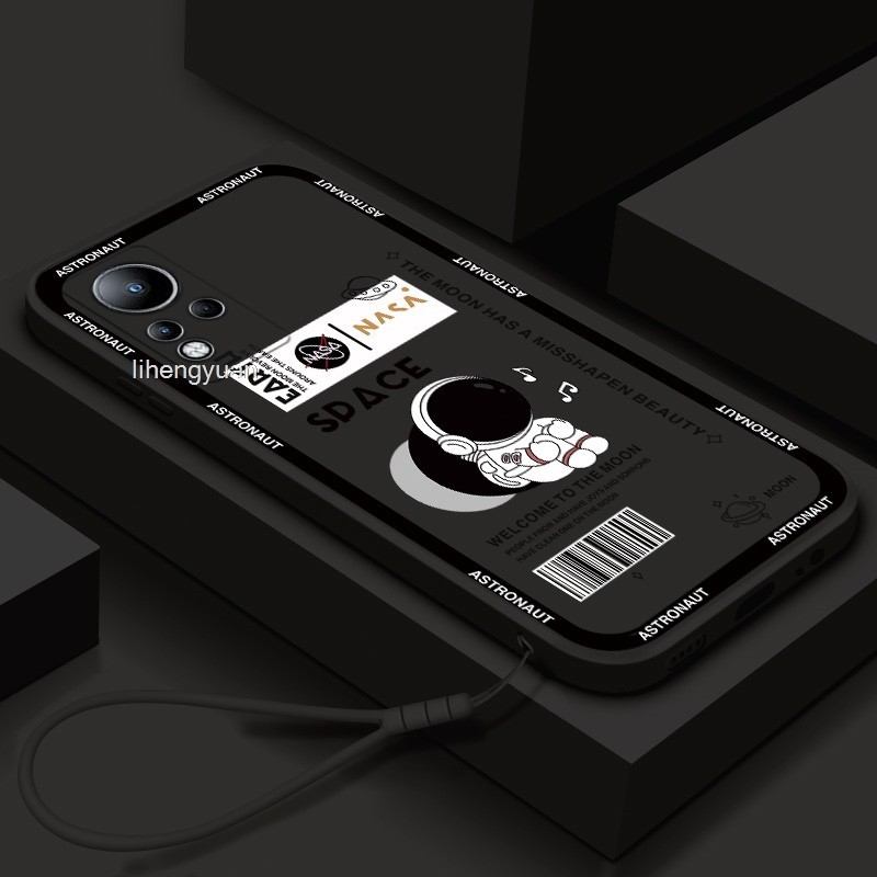 ปลอก Infinix X663B X6835 X688B X688C X689 X695 Space Nasa นักบินอวกาศ Square เคสโทรศัพท์กันกระแทก So