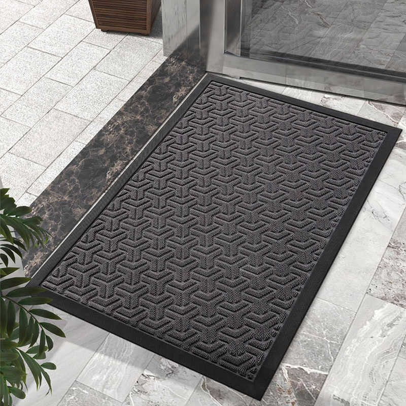 Mat Entrance Door Outdoor Floor Mat Welcome Door Mat Front Door Mat Rub-Resistant Rubber Dust Remov