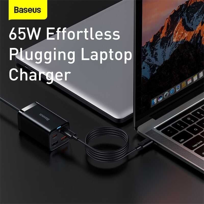 ❤ Baseus ที่ชาร์จเร็วตั้งโต๊ะ65w Gan3 Pro,ที่ชาร์จแบบเร็ว USB