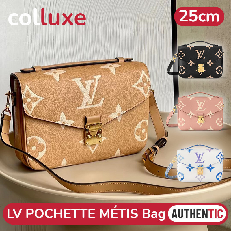 กระเป ๋ า LV Louis Vuitton Pochette M tis Metis กระเป ๋ าสะพาย cm messenger 6VZR