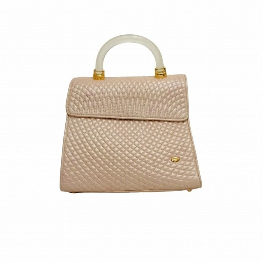 Bally BALLY 2 Way Shoulder Bag Handbag Logo Pink Direct from Japan Secondhand