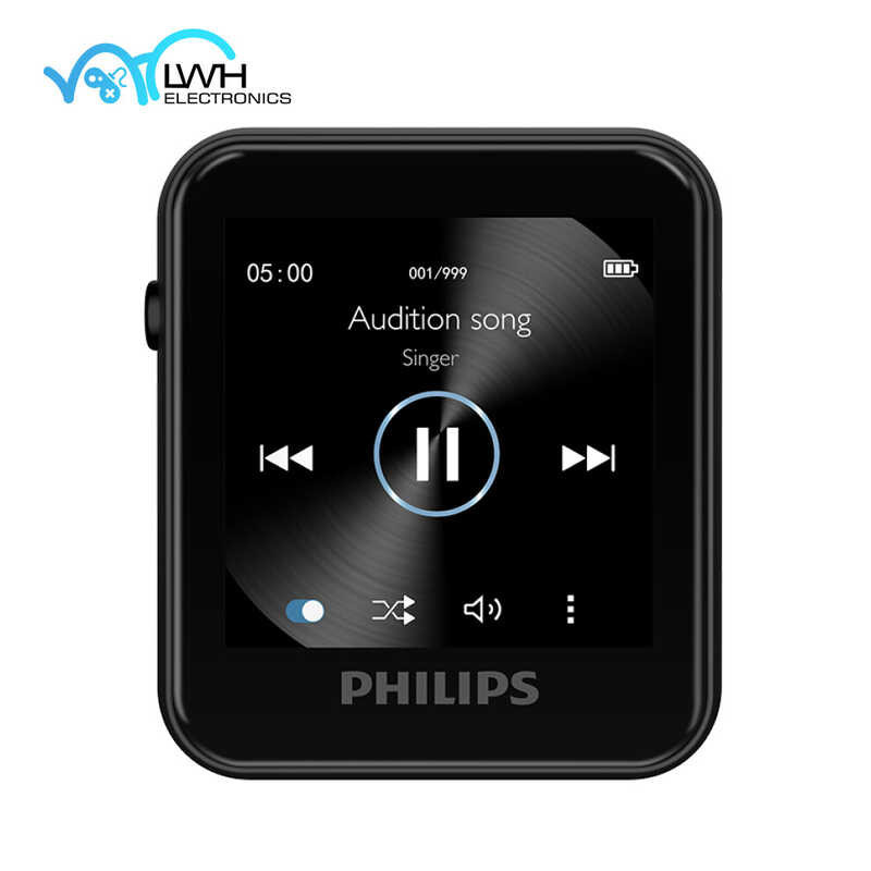 SA6116 Mini Philips MP3 HIFI 16G Bluetooth Sports Digital Music Player with Clip