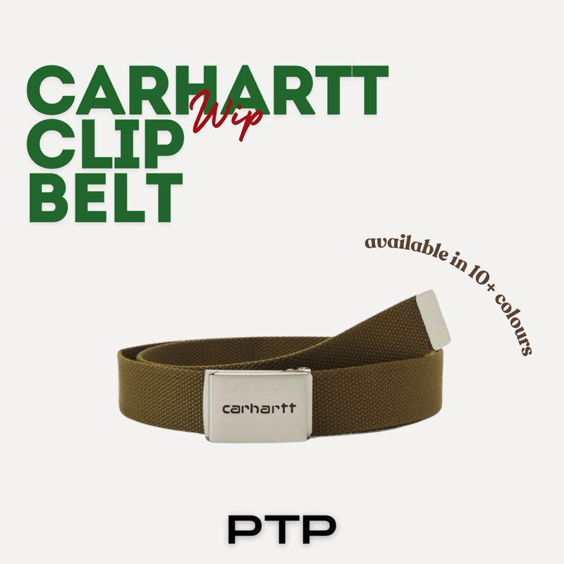 Carhartt WIP Clip Belt Chrome