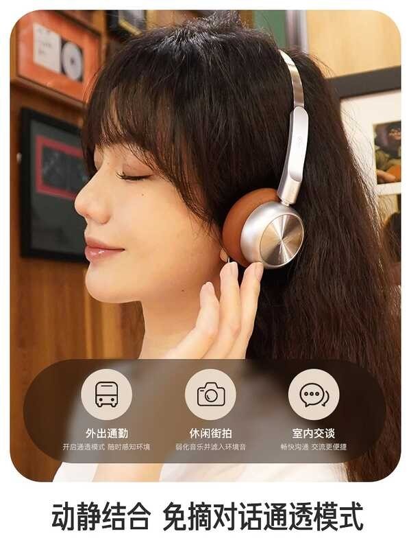 Ikf R1 Retro หูฟังไร้สายบลูทู ธ น้ำหนักเบาหูฟังสไตล์อเมริ