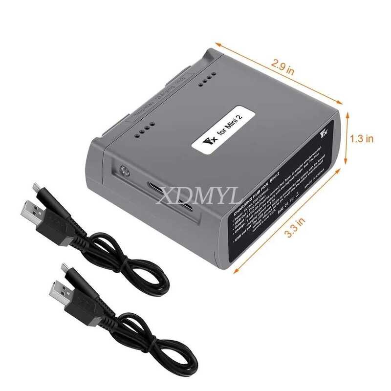 ❥ แท่นชาร์จแบตเตอรี่2ทางสำหรับ DJI 4K/Mini Se/ MINI 2Se/Mini 2แบตเตอรี่แบบสองทิศทางอุปกรณ์เสริม