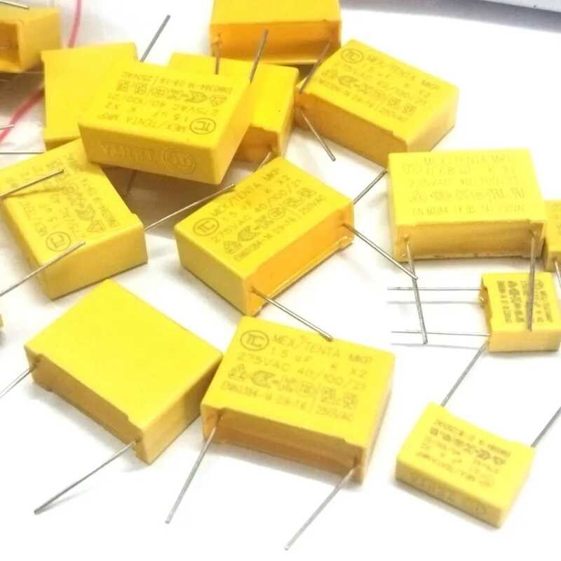 X2 P ตัวเก็บประจุความปลอดภัย275v 0.22Uf 2 275Vac 0.01 0.022 0.033 0.047 0.068 0.1 0.15 0.22 0.47 0.6