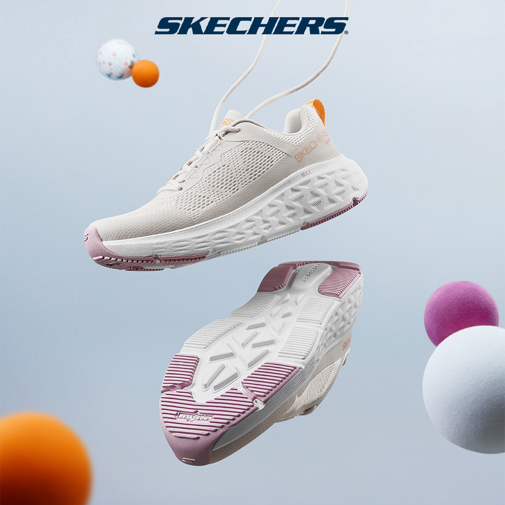 Skechers สเก็ตเชอร์ส รองเท้า ผู้หญิง GOrun Max Cushioning Delta Shoes - 129116-NTPK