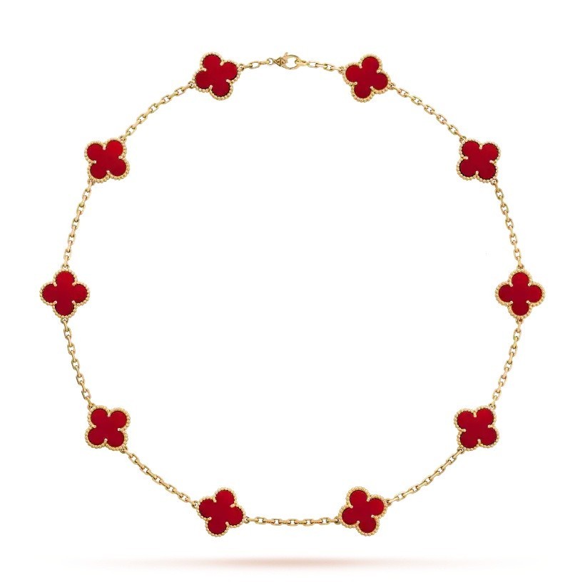♞,♘,♙แวน คลีฟ แอนด์ อาร์เปลส์ของ Van Cleef & Arpels Vintage Alhambra Necklace