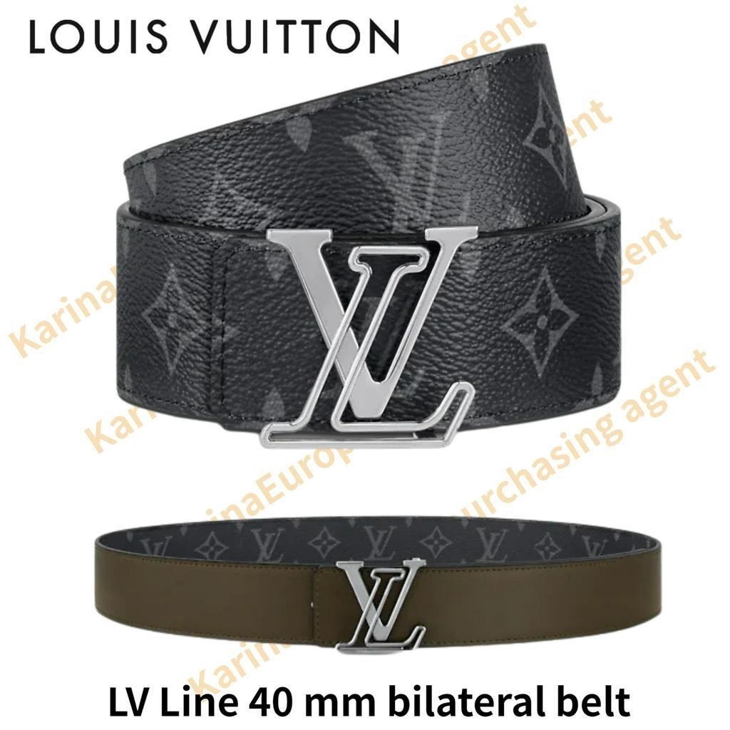 ♞LV Line 40 mm bilateral belt Louis Vuitton Classic models