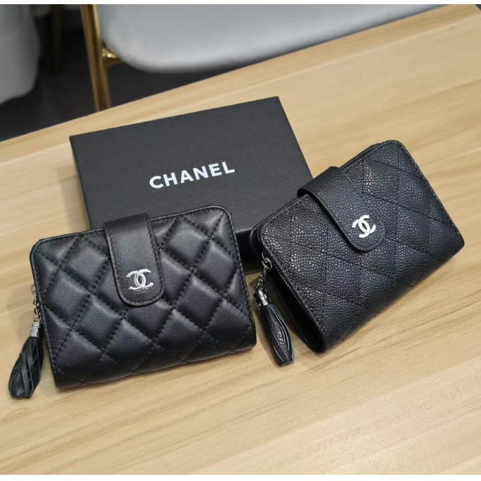 ส่งพร้อมกล่อง Chanel กระเป๋าสตางค์ ผู้หญิง 6030 # ใหม่ กระเป๋าสตางค์เป็นศูนย์