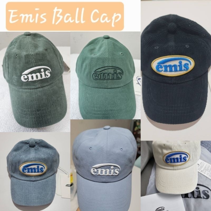 ♞,,พร้อมส่ง หมวก Emis (Ball cap) ของแท้จากเกาหลี