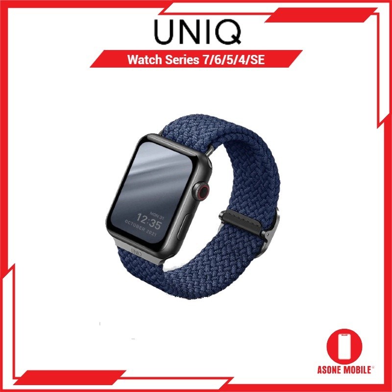 Uniq ASPEN สายนาฬิกาข้อมือถัก ปรับได้ สําหรับ Apple Watch Series 8 7 6 5 4 SE 45 มม. 44 มม. 42 มม.