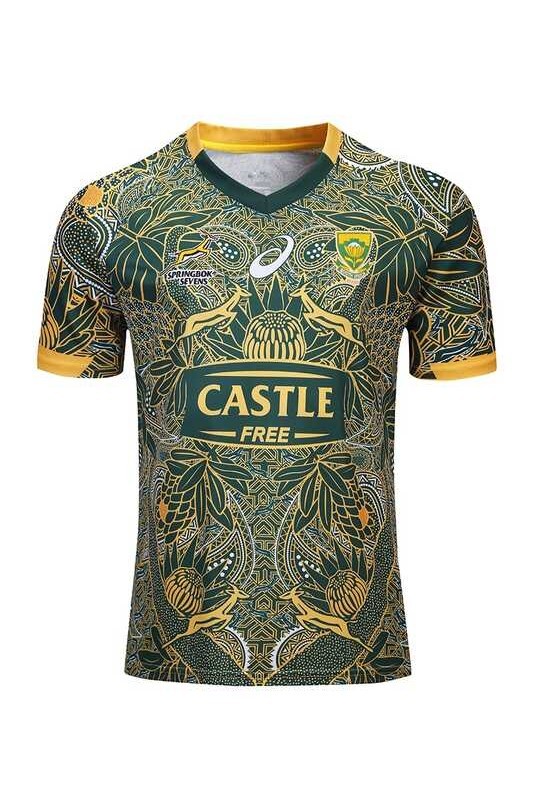 100 anniversary Africa's edition of the 19 African football clothes South Africa rugby jersey clos