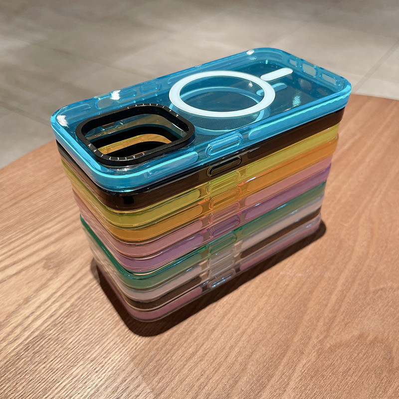 การ์ตูนโดราเอมอนไร้สายชาร์จแม่เหล็กสําหรับ IPhone 11 14 15 16 Pro Max 12 13 Pro Max ฝาครอบ 14 PLUS 16 PLUS ซิลิโคนนุ่มกันชนใสกันกระแทก - รูปที่ 6