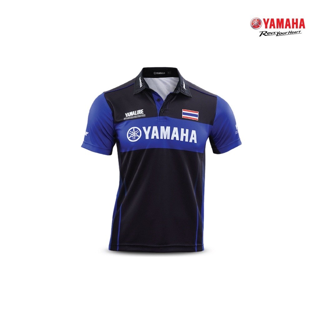 เสื้อโปโล Yamaha Yamaha Corporate'22 สีกรมท่า สีดํา