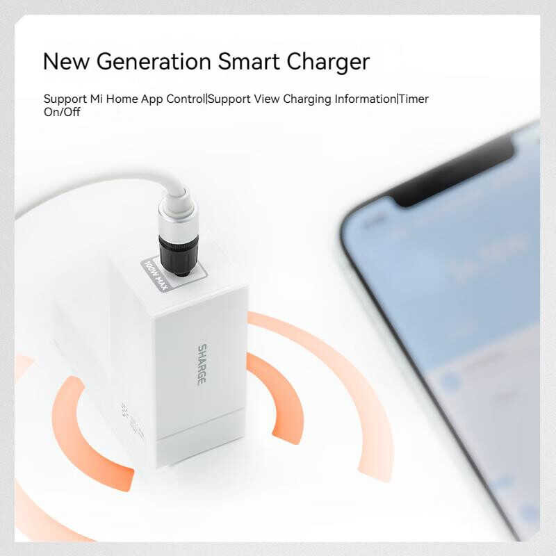 เครื่องชาร์จแกลเลียมไนไตรด์อุปกรณ์ชาร์ Shargeek/shargeek 100W