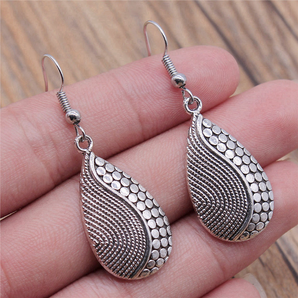 Geometric Water Drop Circle Drop & Dangle รูปที่ 8