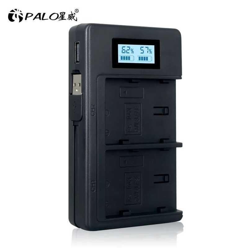 ❤️ PALO Dmw-Blf19 Dmw-Blf19e Blf19pp Blf19 LCD Dual สมาร์ทสำหรับกล้อง Lumix Gh3 Gh4 Gh5 G9 ❤️