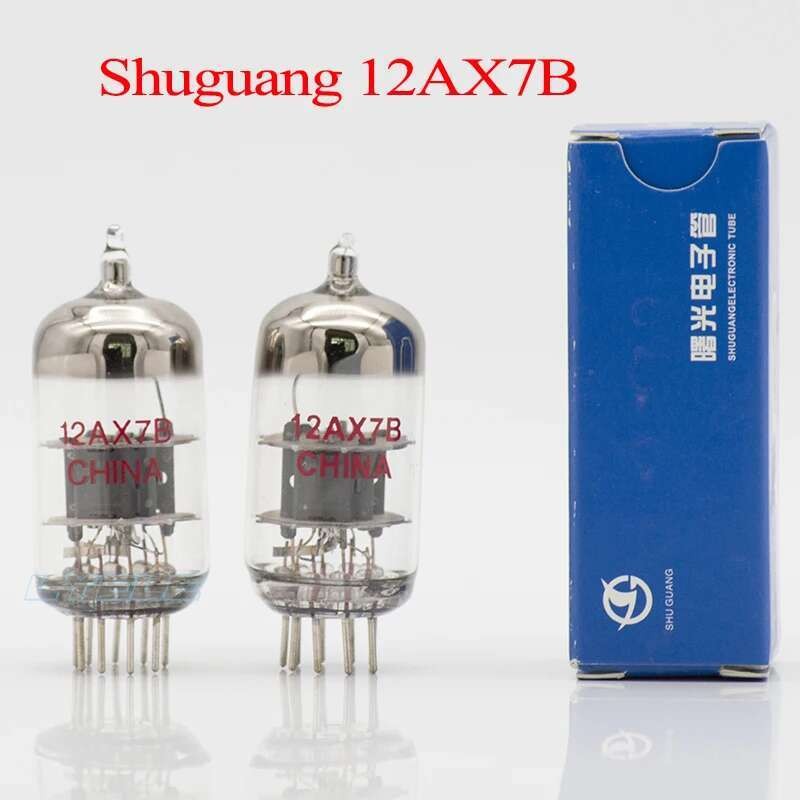 Shuguang 12AX7B 12AU7 ท่อสูญญากาศแทนที่ ECC83 7025 6N4 หลอด Original Precision จับคู่ใช้ได้กับเครื่องขยายเสียง