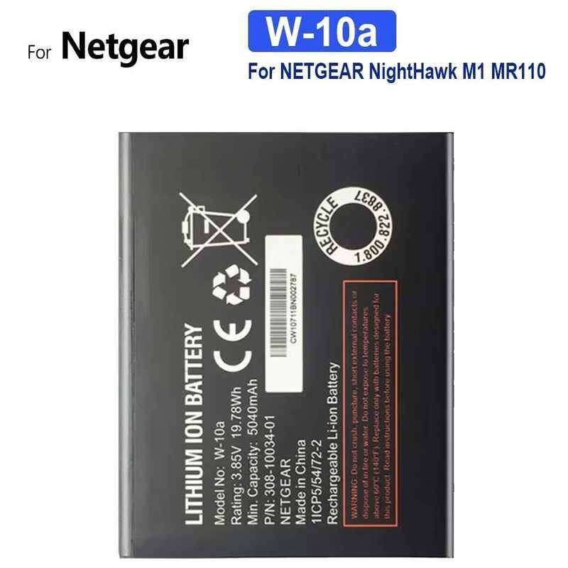 For NETGEAR NightHawk M1 MR110 W-10a แบตเตอรี่ 5040mAh