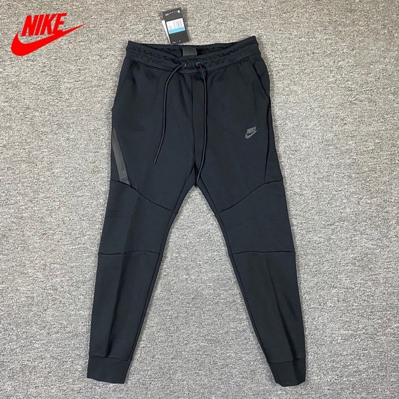 .Nike กางเกงวอร์ม กางเกงวิ่งจ๊อกกิ้ง ผ้าถัก 100% เข้ารูป สําหรับผู้ชาย 805163