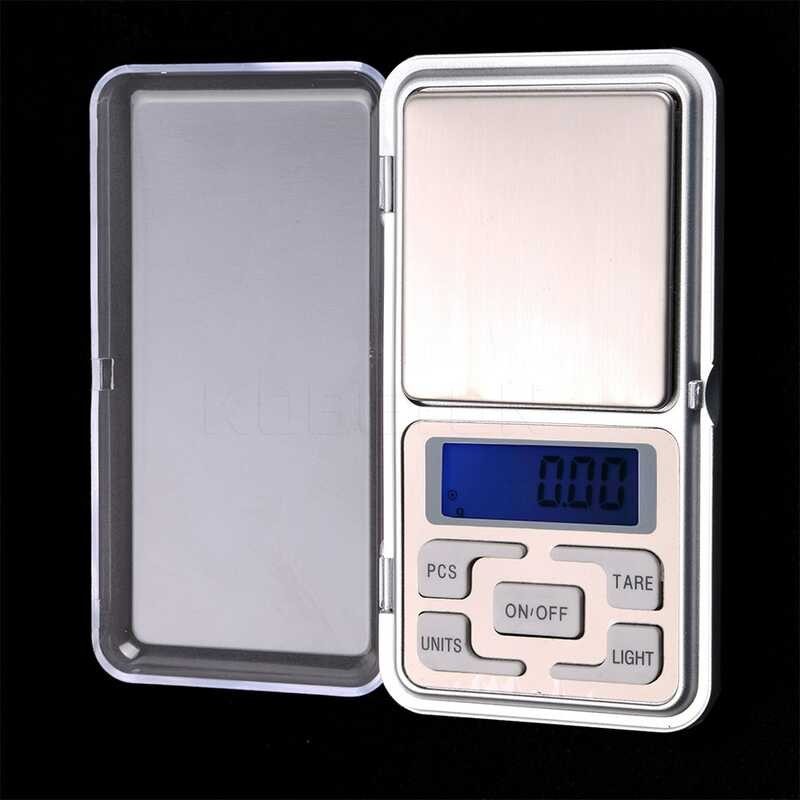 0.01G/200G Mini Digital Pocket LCD Display For Diamond Weighting Gram Weight Scales