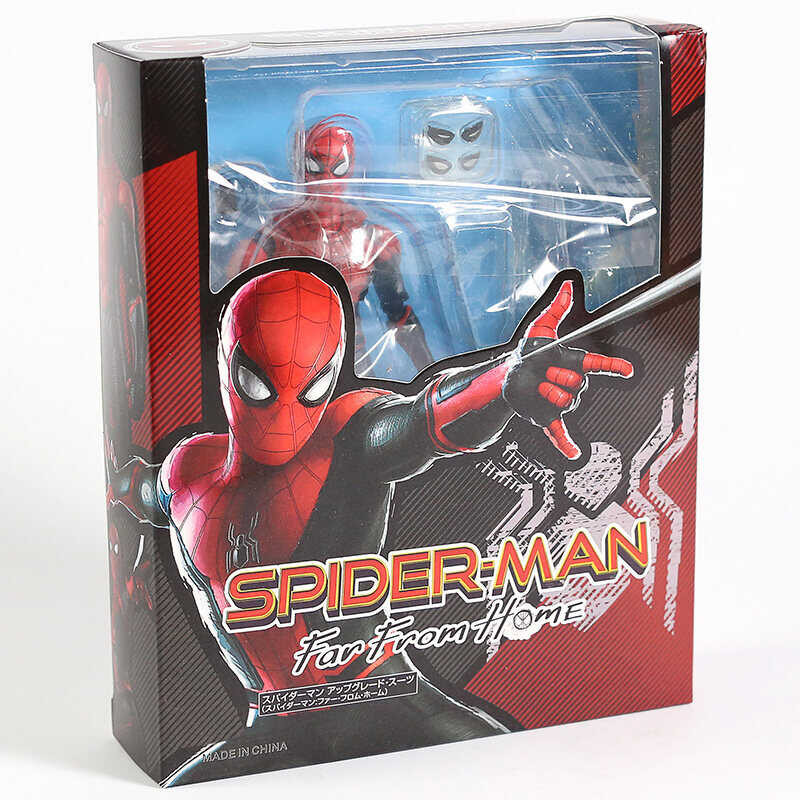 Spider SHF Man Far From Home Spider Man Upgrade Suit Ver. PVC Action Figure Collectible Model Toy