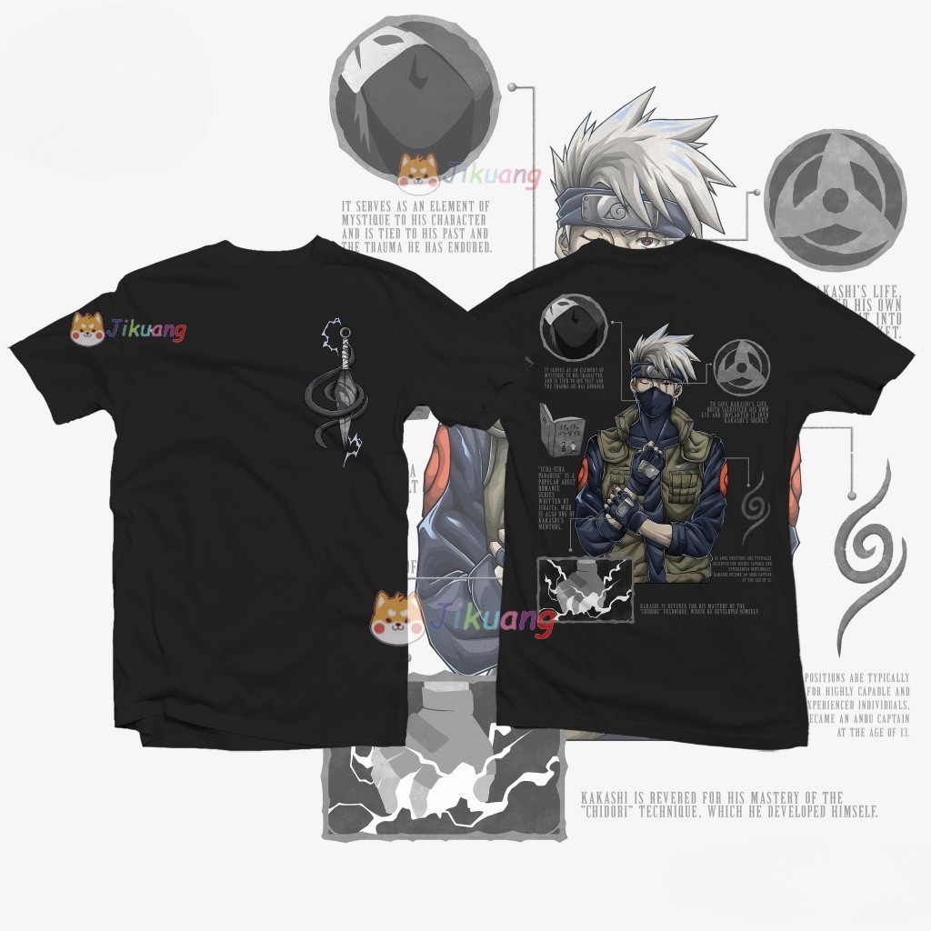 Hatake Kakashi Clothing เสื้อยืด - _Gojo Saturo_ _ Hatake Kakashi เสื้อยืด unisex สําหรับผู้ชายเสื้อ
