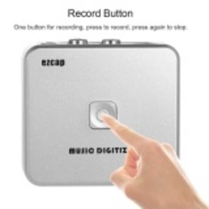 เสียง Capture Ezcap เครื่องบันทึกเพลงเครื่องอ่านพิกัด 3.5 ม