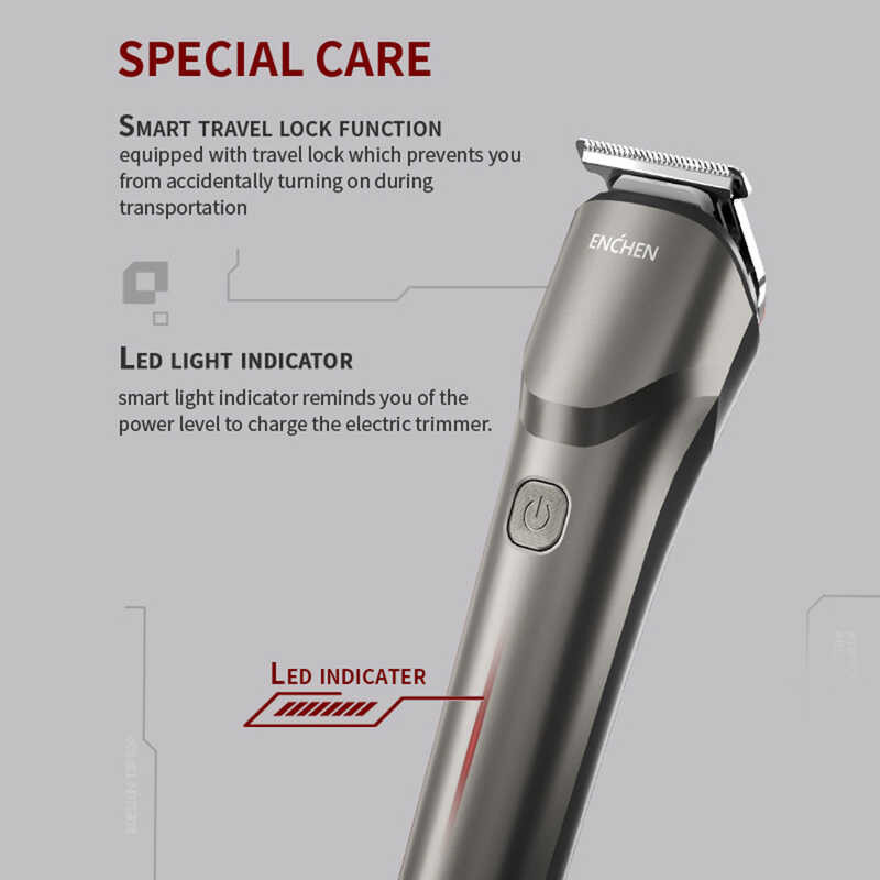 ❤ ENCHEN Beardo2เครื่องตัดผมปัตตาเลี่ยนไฟฟ้าสำหรับผู้ชาย