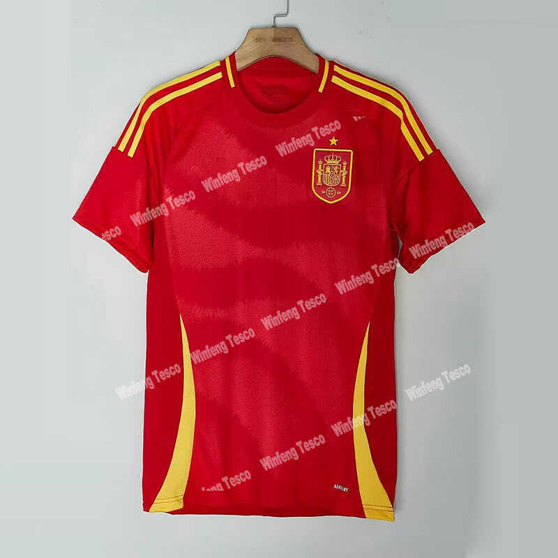 Home and 2024 Away Spain FanVersion Short Sleeve RODRIGO Soccer T-shirt MORATA GAVI PEDRI LAMINE YA