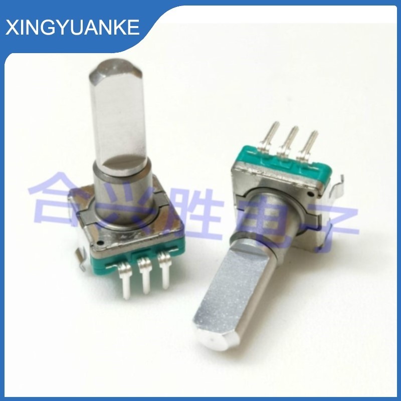 1 ชิ้น/ล็อต EC11 Rotary Encoder 30 ตําแหน่ง 15 Pulses พร้อมสวิตช์ EC11E15204A3
