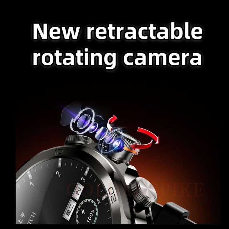 ❥ ใหม่มาถึง H19 4G Full Netcom Smartwatch Android 9.0 1.95 นิ้วหน้าจอ AMOLED 900W หมุนกล้อง GPS