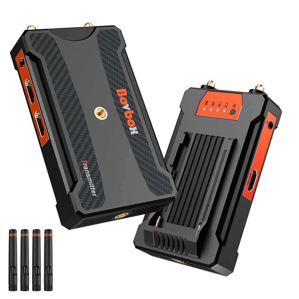 200m การส่งสัญญาณวิดีโอแบบไร้สายและตัวรับสัญญาณ HDMI Extender พร้อม HDMI Loop รองรับ NP F550 F970 F7