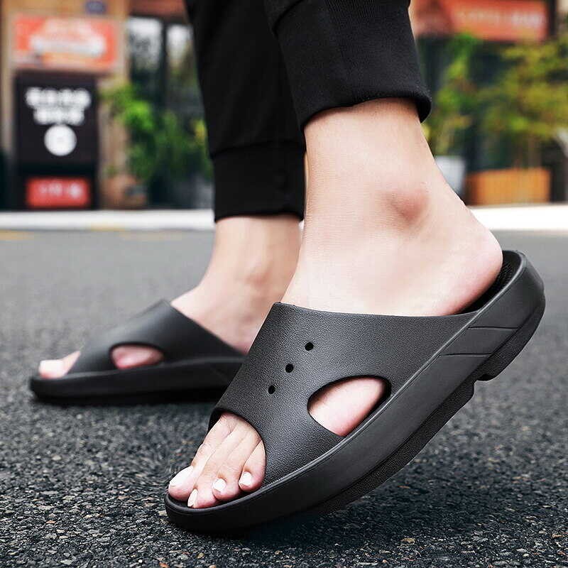 4 Dr. Martens ผู้ชายรองเท้าแตะสบายรองเท้าแตะหัวเข็มขัดคู