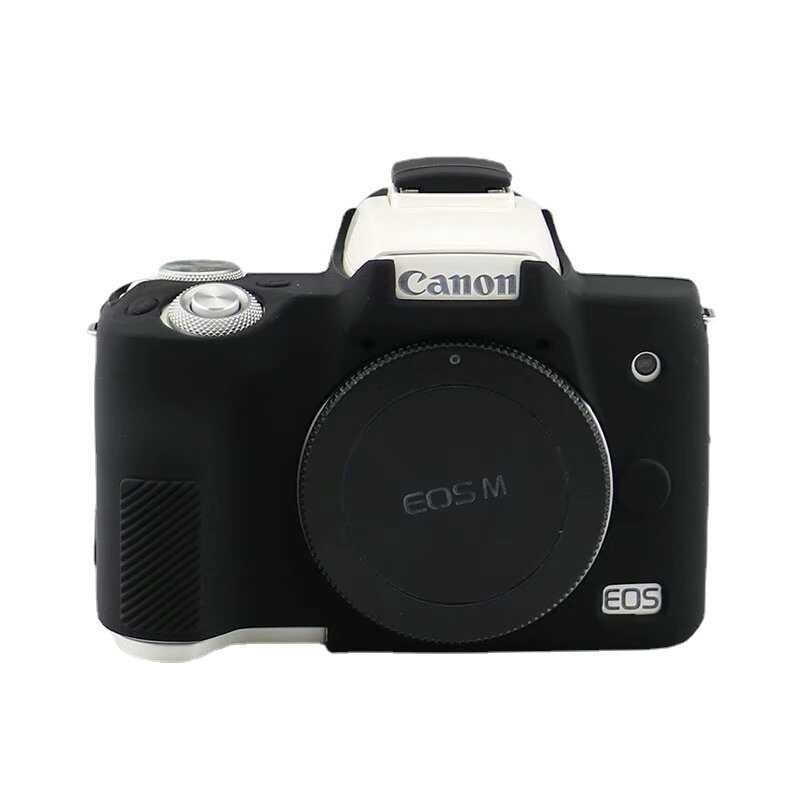 8 กล้องดิจิตอล Canon Mark EOS M50 II กรณีซิลิโคนป้องกันร่างกาย