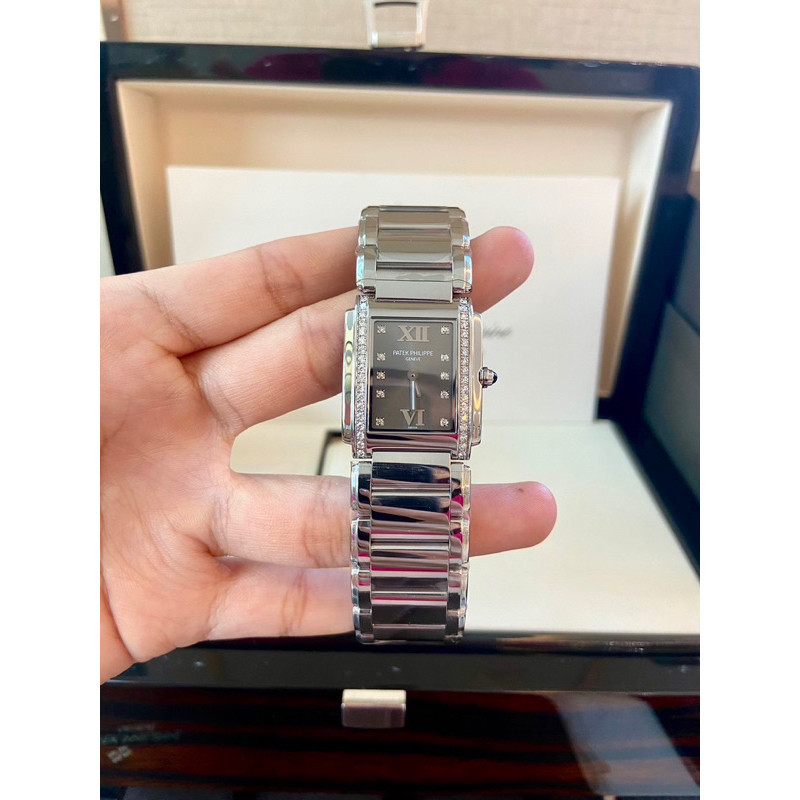 ♞,♘Patek Philippe Twenty-4 Grey dial | Year 2008  ️   อปก : Fullset